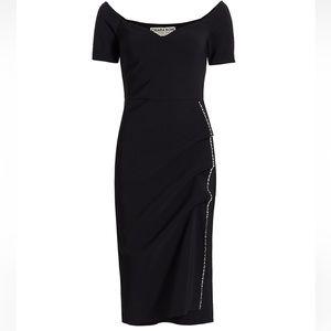 Chiara Boni La Petite Robe Sultana Ruffle Bodycon Midi Dress 12